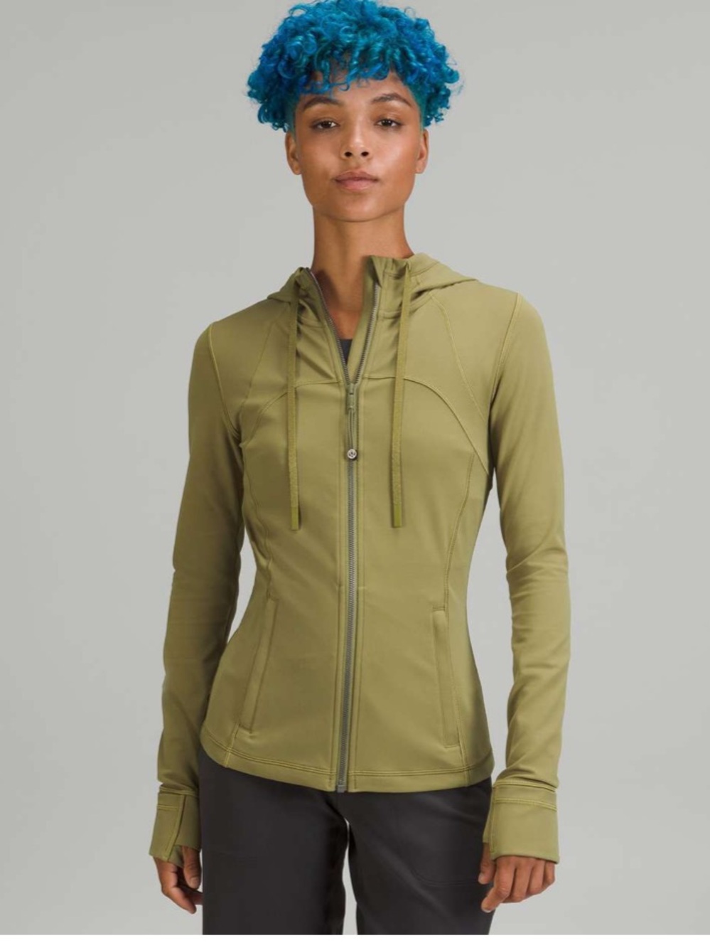 Lululemon Hooded Define Jacket Nulu
Bronze Green